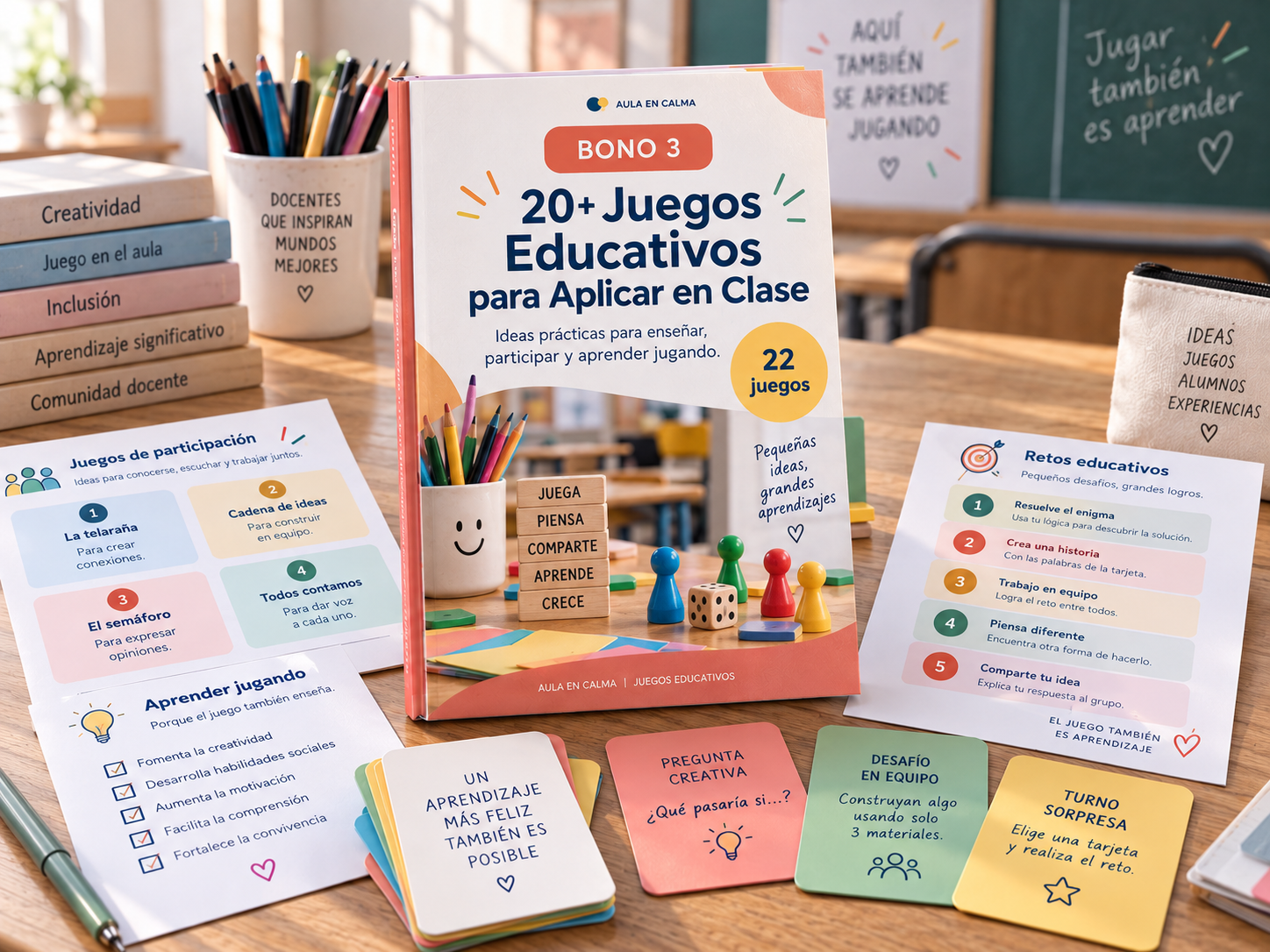Bono 3 — 20+ Juegos Educativos para Aplicar en Clase